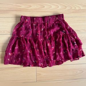Free People Summer Wine color Skirt